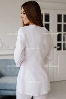 Блуза женская с серебристой отделкой 6328, 50