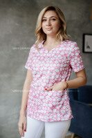Блуза женская 30156, розовая