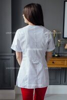 Женская медицинская блуза 2118, белая, 40