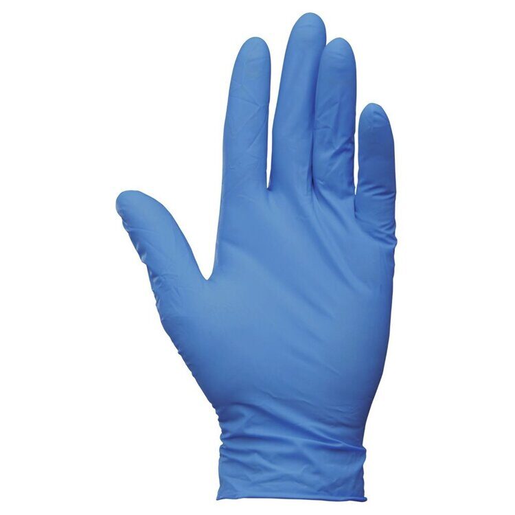 Перчатки бытовые синие