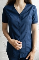 Блуза медицинская, синяя 72471