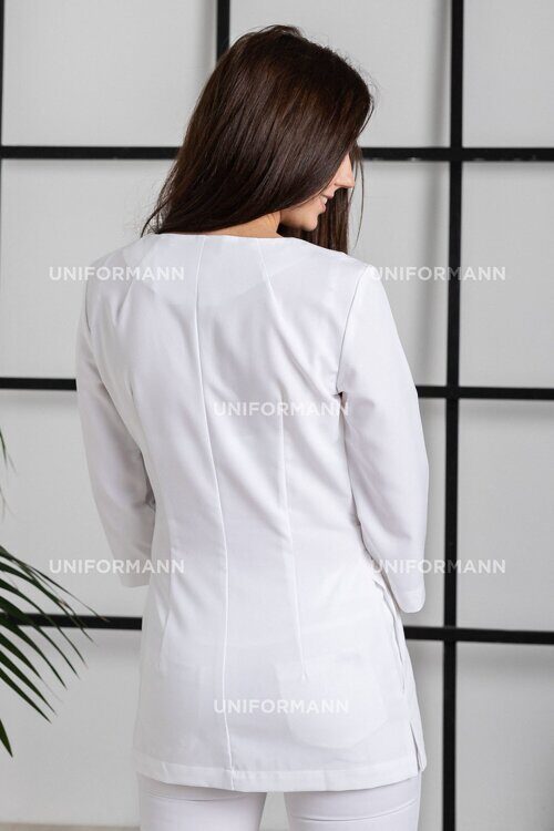 Блуза медицинская белая, 6307, 40
