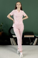 Блуза медицинская розовая 72425