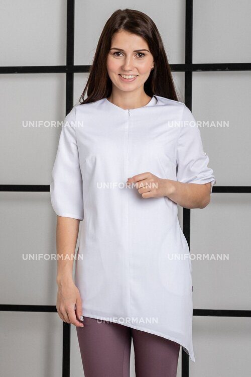 Блуза медицинская 33149, белая